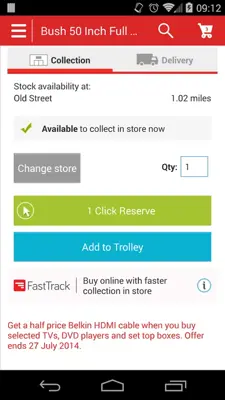 Argos android App screenshot 1